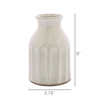 Caldwell Ceramic Vase - White