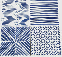 Coaster Rhythm in Blue Set of 4