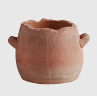 Brick Red Flower Pot with 2 Handles