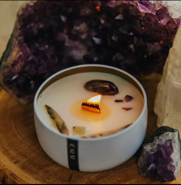 Calm 4oz Wooden Wick Candle
