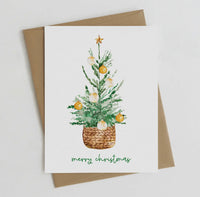 Merry Christmas Card, Happy Holidays, Eco Friendly