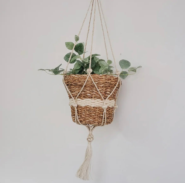 Handwoven Wicker Savar Nesting Plant Basket