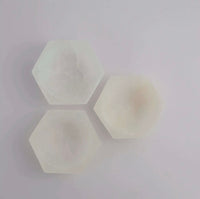 Selenite/Satin Spar Hexagon Bowl