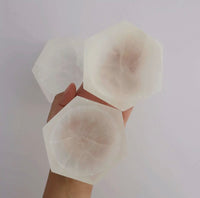 Selenite/Satin Spar Hexagon Bowl