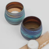 Phoenician Glass Candleholder