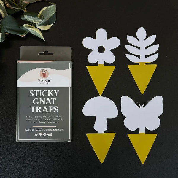Sticky Gnat Traps (20 Ct) | Nature Shapes | Plant Care