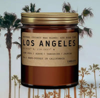 Los Angeles Scented Candle, Coconut Wax, Amber