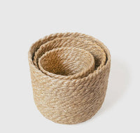 Handwoven Wicker Storage Basket • Kata Bin