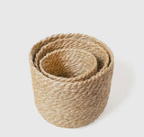 Handwoven Wicker Storage Basket • Kata Bin