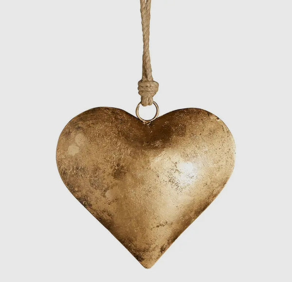 Golden Antique Heart