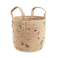 Bright Bits Jute Basket 10"